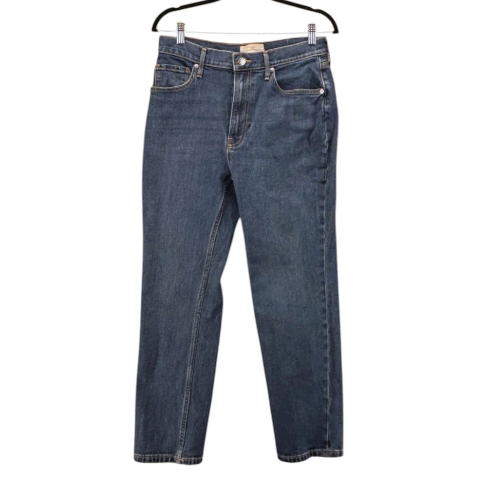 Everlane Jeans 29 Darkwash Original Cheeky Cropped Organic Cotton Sustainable